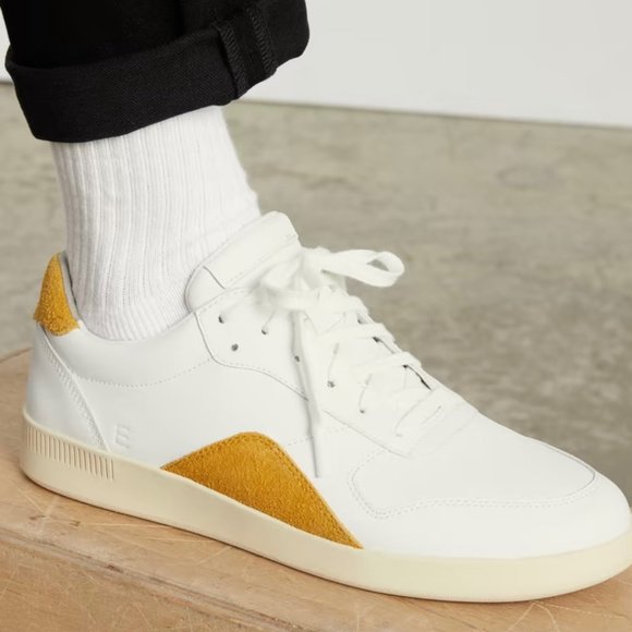 New Everlane The Re Leather Court Sneaker White mens 9 womens 11 - Picture 2 of 12